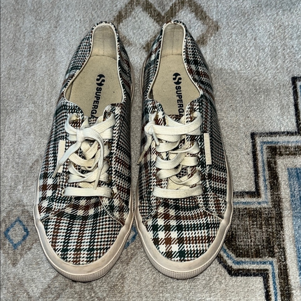 Superga Women's Checkered Sneakers